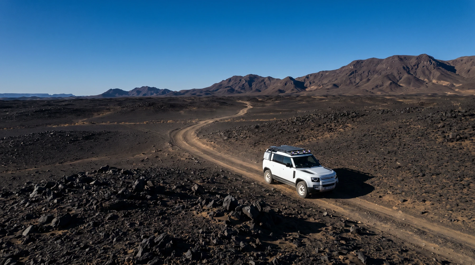 Road toward the Sahara